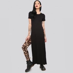 Black Maxi Shirt Dress